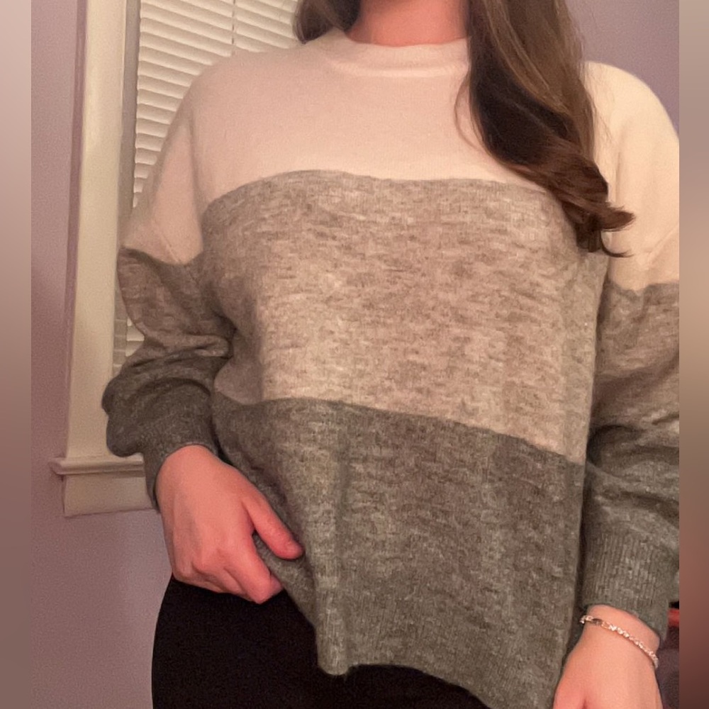 Tri-color Sweater